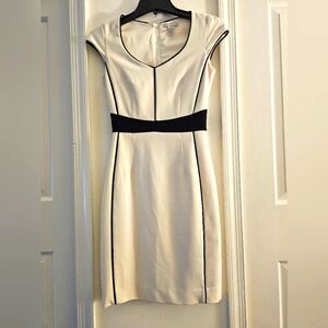 H&M Cream and Black Dress